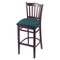 Holland Bar Stool Co 30" Bar Stool, Dark Cherry Finish, Graph Tidal Seat 312030DC022 - alternate 1